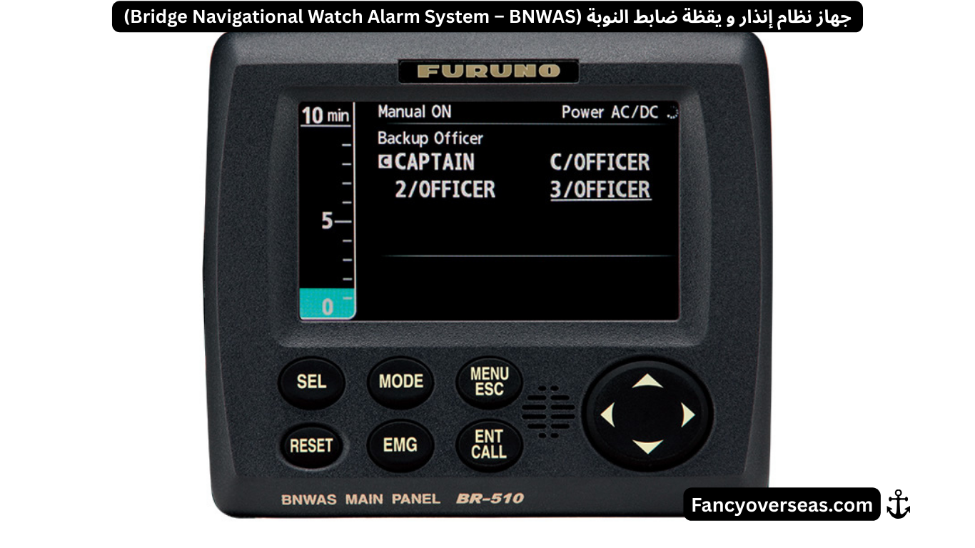 جهاز نظام إنذار يقظة ضابط النوبة (Bridge Navigational Watch Alarm System – BNWAS)