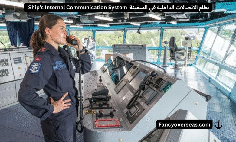 Ship’s Internal Communication System نظام الاتصالات الداخلية في السفينة