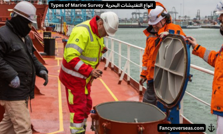انواع التفتيشات البحرية Types of Marine Survey