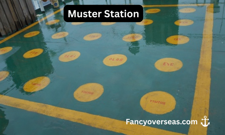 محطة التجمع Muster Station وقائمة التجمع Muster List على السفينة