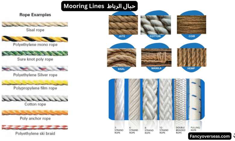 حبال الرباط Mooring lines